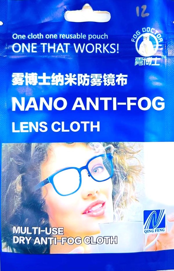 FOG DOCTOR Nano Anti-Fog Lens Cloth